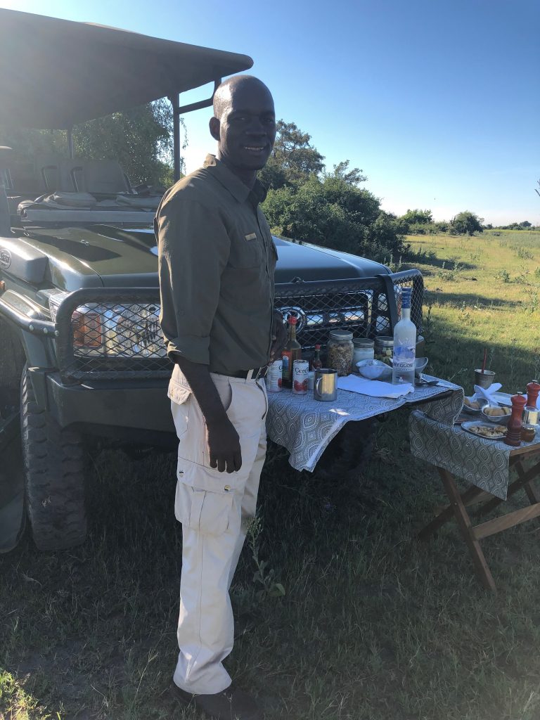 Duba Plains Safari Lodge tour guide.